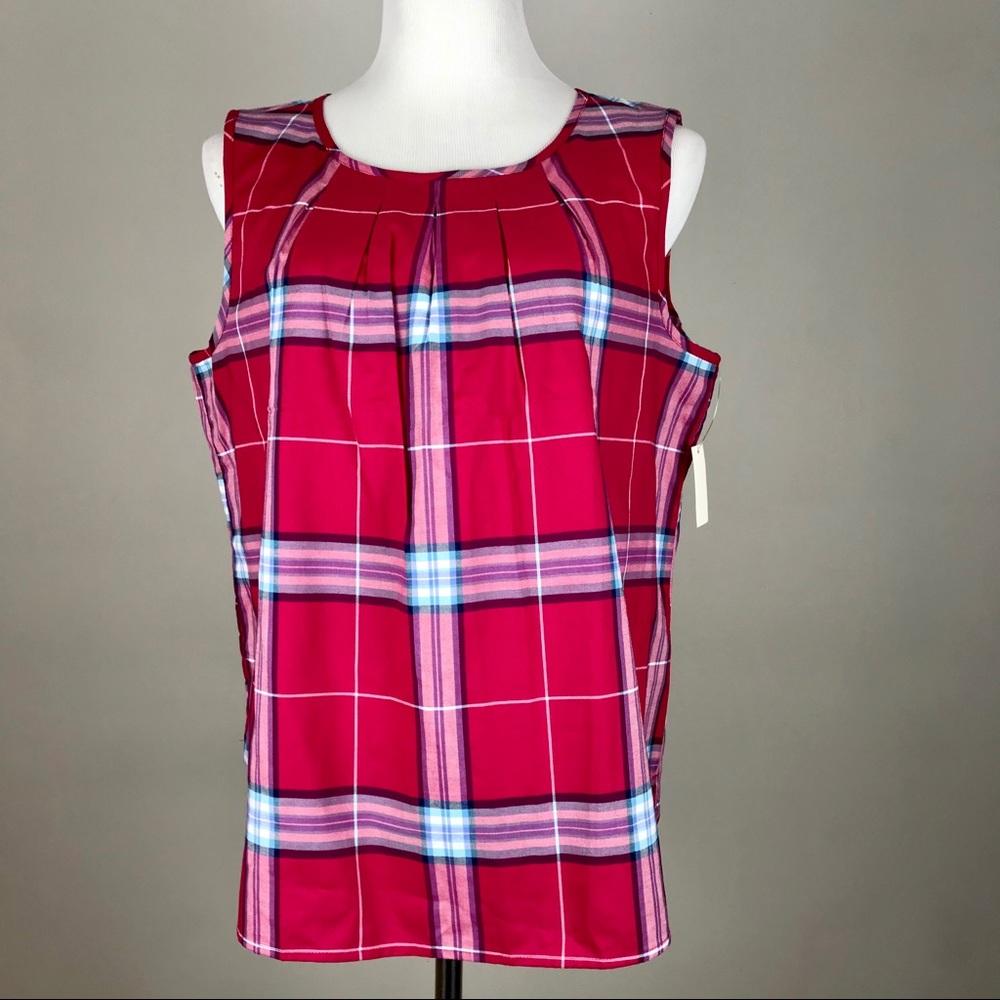 Talbots new red top size L
